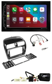 ESX 2DIN DAB USB Lenkrad Bluetooth Autoradio für Mitsubishi Mirage SpaceStar ab