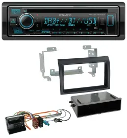 Автомагнитола Kenwood для Citroen Jumper (Quadlock, 2006–2011), CD/USB/Bluetooth/DAB/MP3