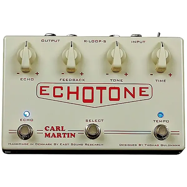 Педаль эффектов для электрогитары Carl Martin EchoTone Effects Pedal White