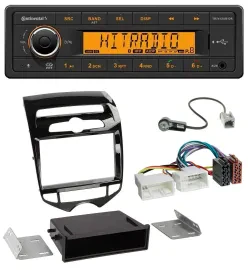 Continental MP3 Bluetooth AUX USB Autoradio für Hyundai ix20 ab 10 autom. Klima
