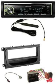 Pioneer MP3 USB CD DAB AUX Autoradio für Ford C-Max Focus Galaxy ab 2007 Ablagef