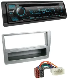 Kenwood Bluetooth USB CD MP3 DAB Autoradio für Honda Civic 04-06 silber autom. K