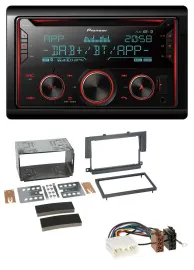 Pioneer 2DIN DAB MP3 Bluetooth USB CD Autoradio für Mitsubishi Colt 2004-2009