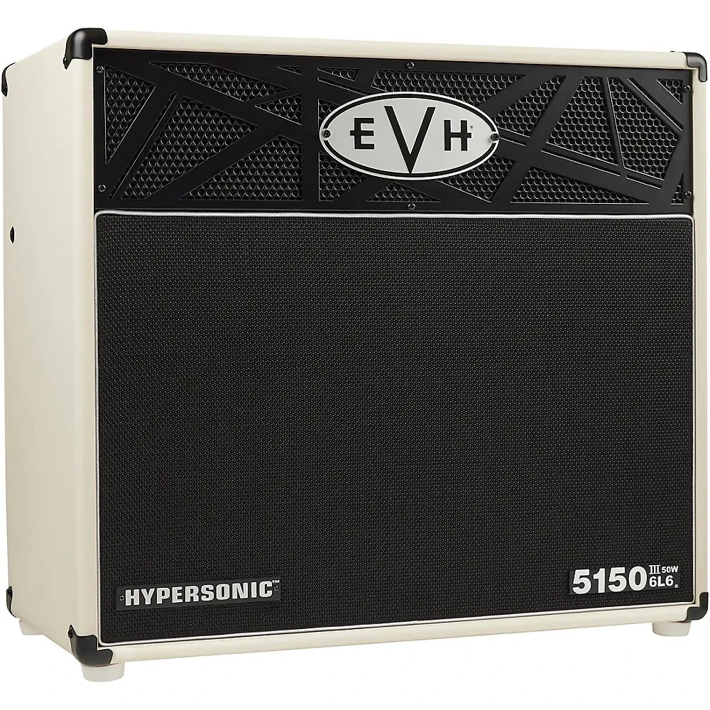 EVH 5150III Hypersonic 6L6 50W 1x12" Guitar Combo Amp - Ivory