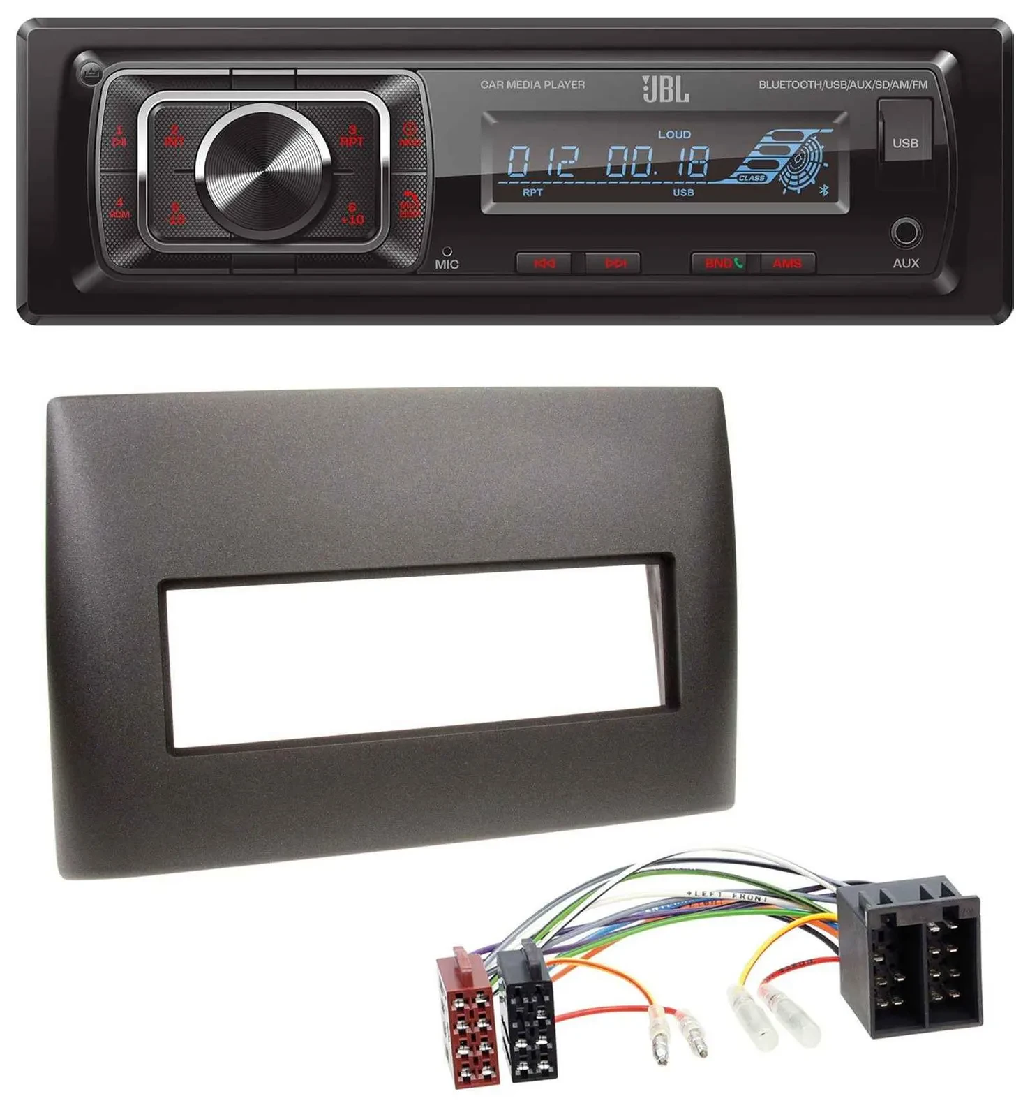 Автомагнитола JBL Bluetooth USB SD AUX MP3 для Fiat Stilo (192, 2001–2008)