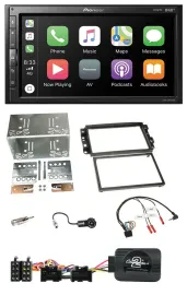 Pioneer USB Lenkrad DAB 2DIN Bluetooth Autoradio für Chevrolet Aveo Captiva 2006