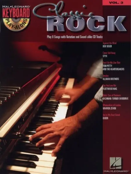 Ноты MusicSales KEYBOARD PLAY-ALONG VOLUME 3 CLASSIC ROCK KBD BOOK/CD