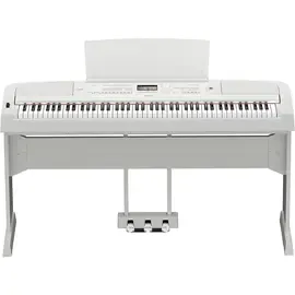Цифровое пианино классическое Yamaha DGX-670 Keyboard with Matching Stand and Pedal White