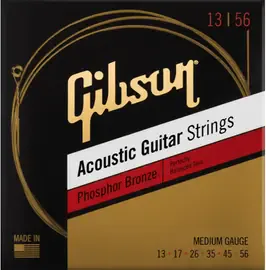 GIBSON Phosphor Bronze Acoustic Guitar Strings Medium струны для акустической гитары