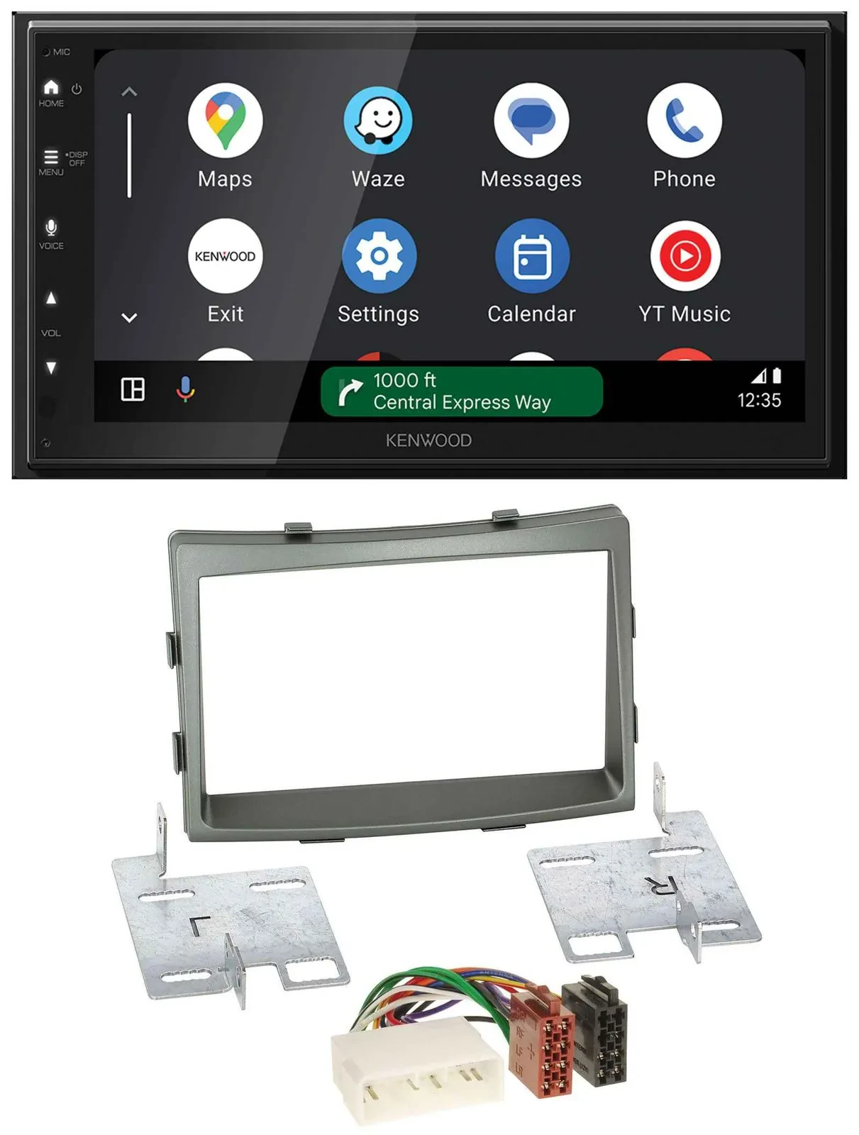 Kenwood DAB Bluetooth USB MP3 2DIN Autoradio für SSangYong Rodius ab 2013