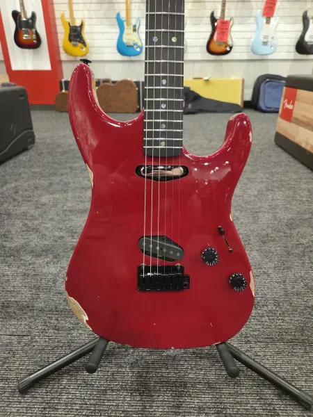 Suhr Firehouse Guitars Exclusive Standard Antique Electric Guitar, Dakota Red