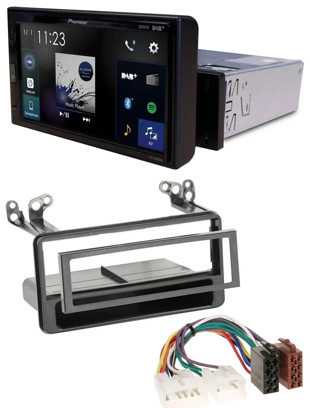 Pioneer DAB MP3 Bluetooth USB Autoradio für Toyota Avensis, Verso, Celica