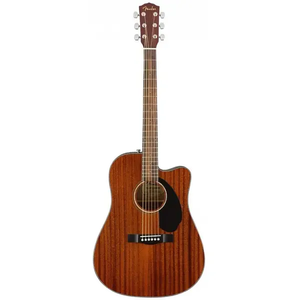 Электроакустическая гитара Fender CD-60SCE Dreadnought All-Mahogany Satin Natural