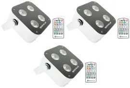 Светодиодный прибор Rockville MINI RF4 (3 штуки)