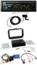 Pioneer MP3 Lenkrad CD USB DAB Autoradio für Alfa Romeo Giulietta 13-21 ISO pian