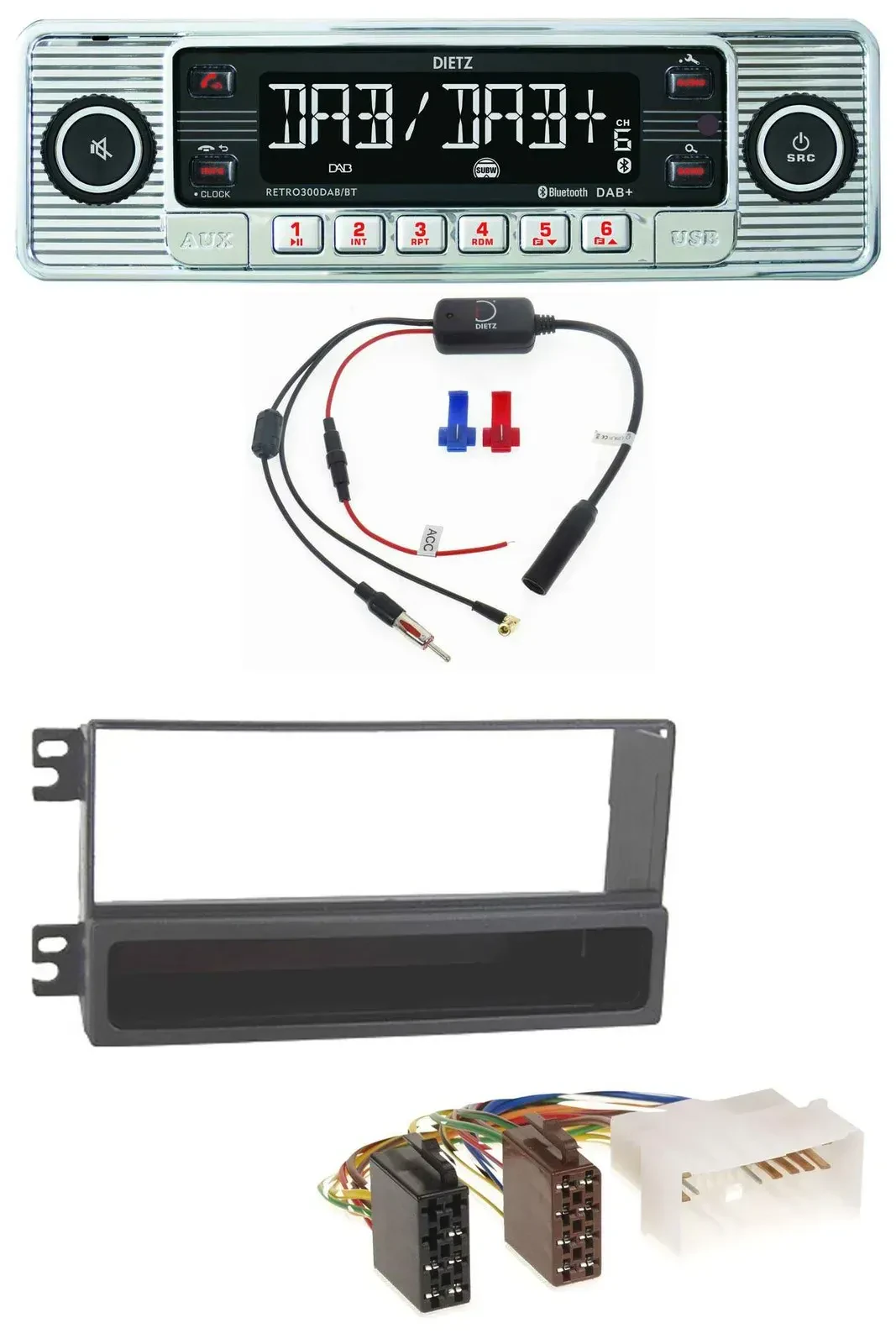 Dietz DAB USB MP3 Bluetooth Autoradio für Kia Magentis (ab 2006)