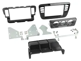 Radioblende Set Doppel DIN Autoradio für VW Up Seat Mii Skoda Citigo piano schwa