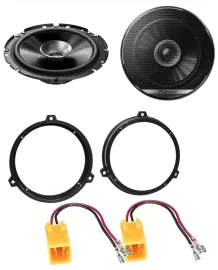 Pioneer 16,5cm 280Watt Lautsprecher für Fiat Panda 03-12 Hecktür Auto Boxen
