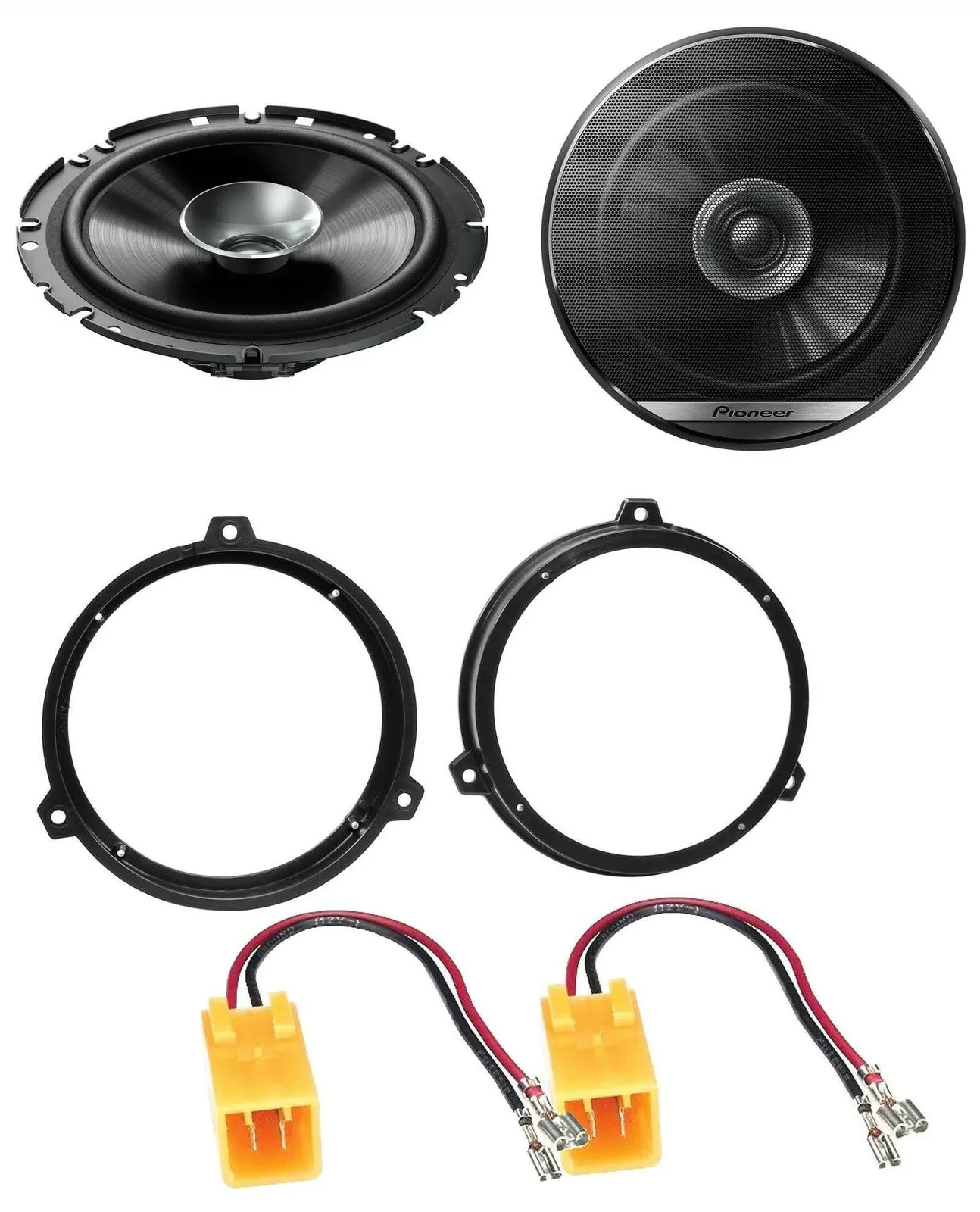 Pioneer 16,5cm 280Watt Lautsprecher für Fiat Panda 03-12 Hecktür Auto Boxen