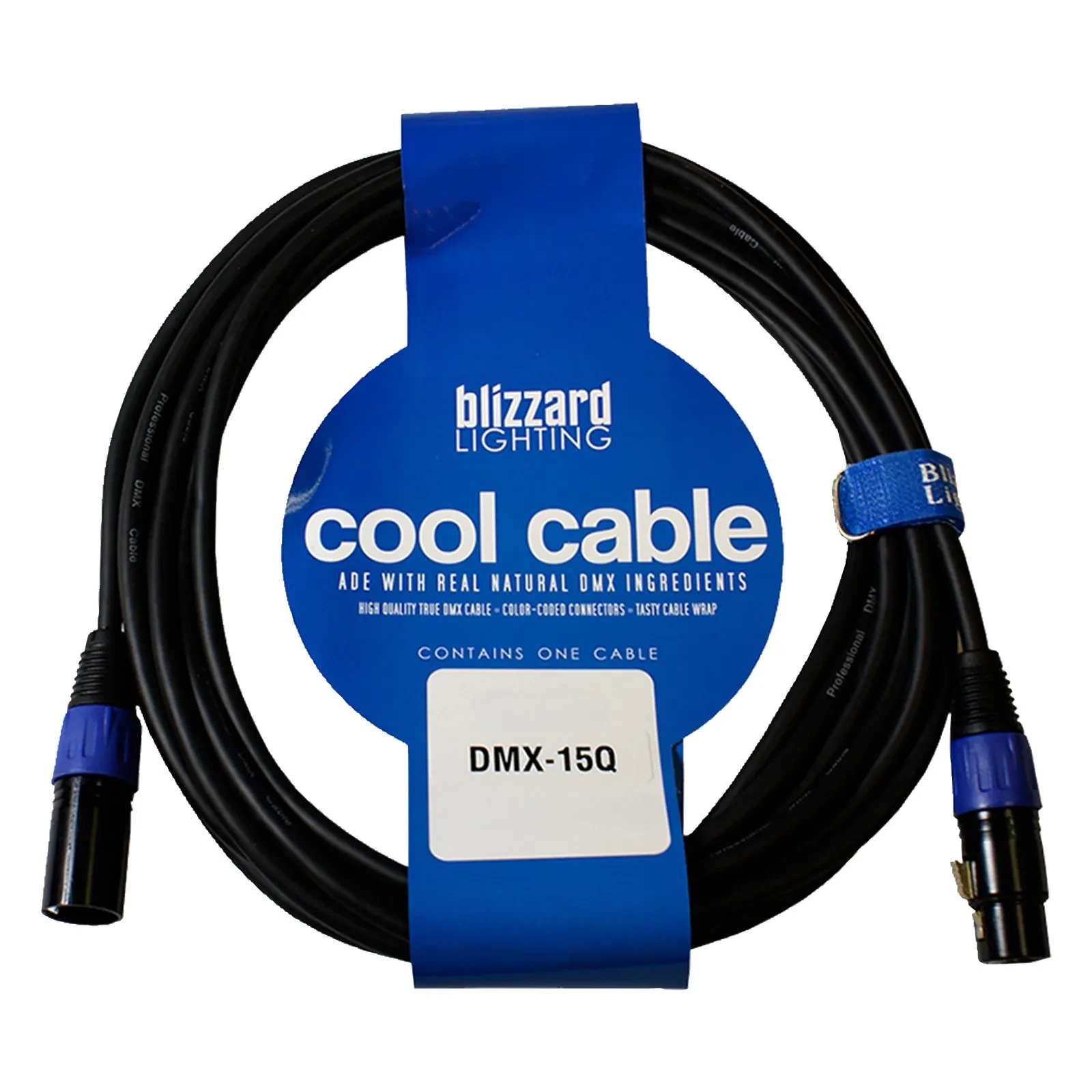 DMX-кабель Blizzard DMX-5PIN-15Q Black 4.5 м