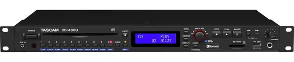 Медиаплеер CD/SD/USB, FM тюнер, Bluetooth Tascam CD-400U