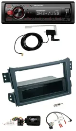 Pioneer 1DIN MP3 DAB USB Lenkrad Autoradio für Opel Agila B Suzuki Splash 2008-2