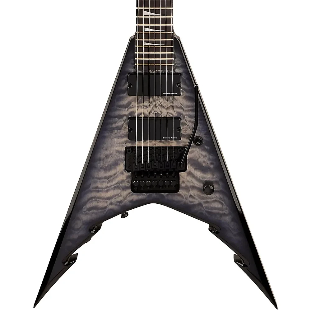 Jackson Pro Series Corey Beaulieu King V KV7Q 7-String Guitar Transparent Black