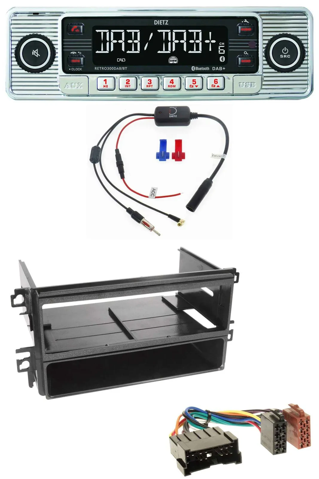 Dietz DAB USB MP3 Bluetooth Autoradio für Hyundai Santa Fe Sonata bis 05