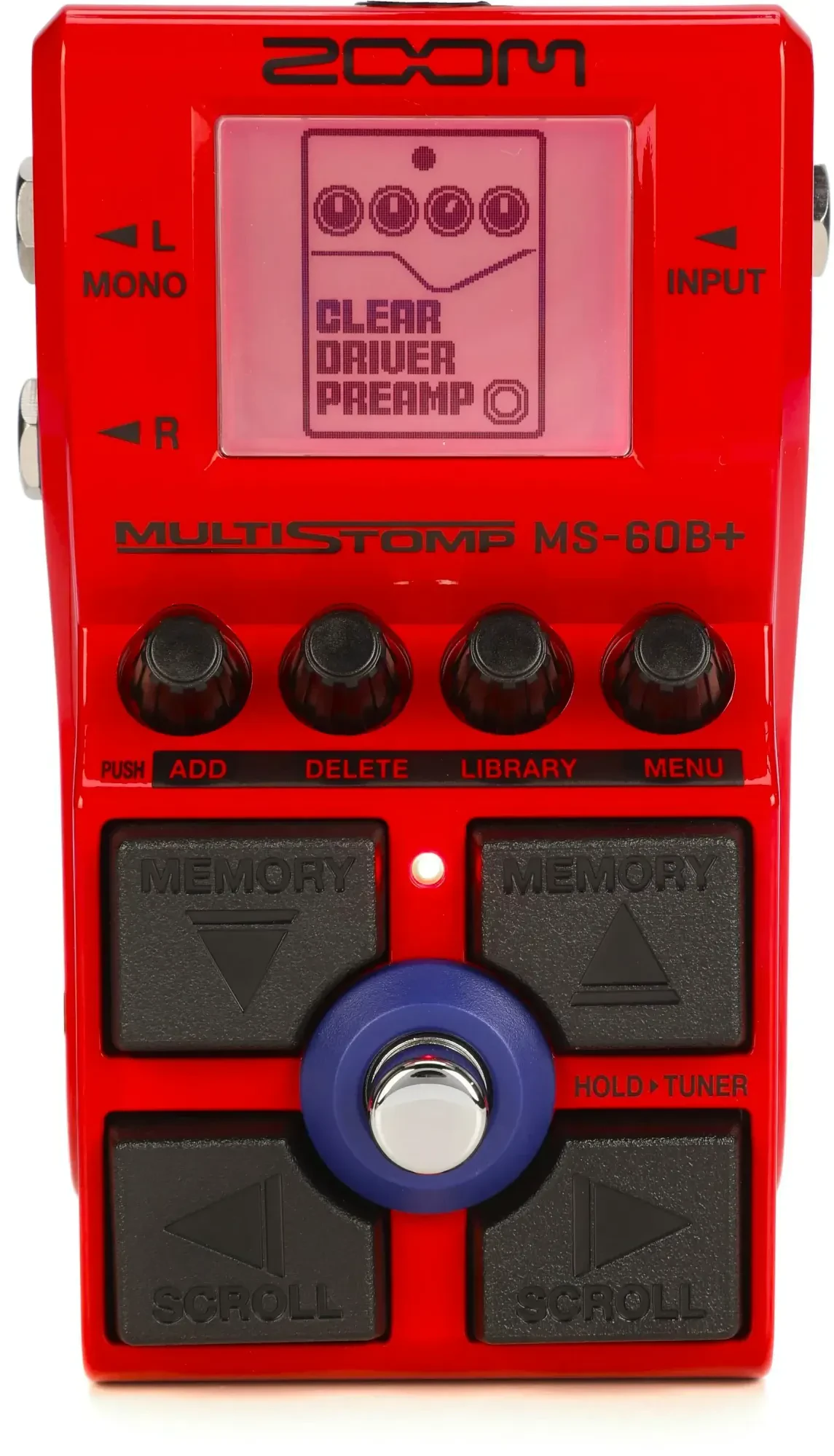 Процессор для бас-гитары Zoom MS-60B+ MultiStomp Bass