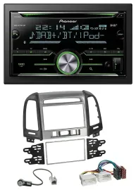 Pioneer Bluetooth MP3 DAB 2DIN USB CD Autoradio für Hyundai Santa Fe 3 Schalter