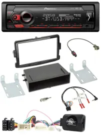 Pioneer Lenkrad USB DAB Bluetooth Autoradio für Dacia Dokker Lodgy Sandero ab 12