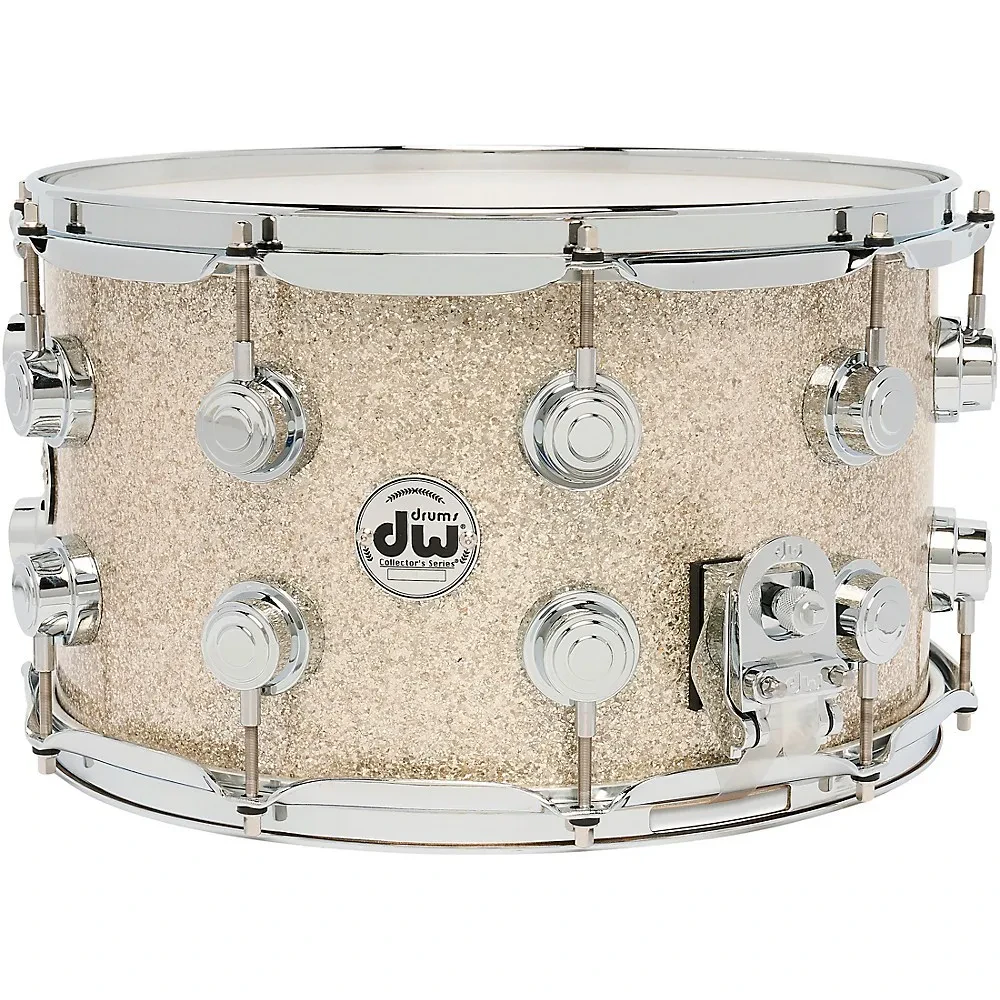 Малый барабан DW Collector's SSC 14" x 8", клен, отделка Broken Glass