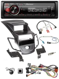 Pioneer Bluetooth USB DAB Lenkrad Autoradio für Ford Fiesta 08-10 Display schwar