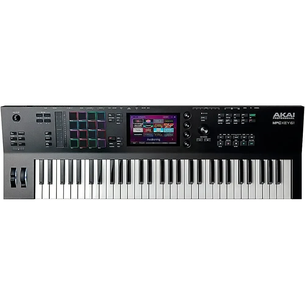 Синтезатор цифровой Akai Professional MPC Key 61 61-Key, полувзвешенная клавиатура, aftertouch, 7" сенсорный экран, 16 RGB Pads