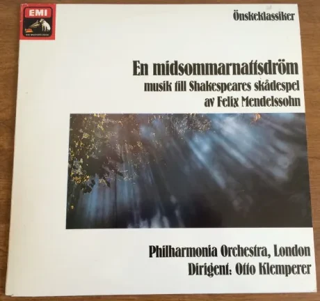 Б/У Виниловая пластинка Mendelssohn – En Midsommarnattsdröm – Musik Till Shakespeares Skådespel