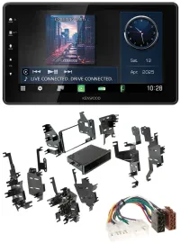 Kenwood MP3 Bluetooth USB DAB Autoradio für Toyota RAV-4 Celica MR2 Spyder bis 0