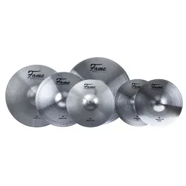 Fame Reflex Cymbal Set 14" 18" Crash Ride Medium Stärke Regular Finish 3 Teile