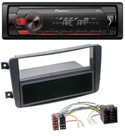 Автомагнитола Pioneer 1-DIN, DAB, MP3/AUX/USB, для Mercedes C-Class W203/CLK W209/Vito