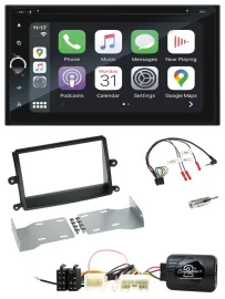 Blaupunkt USB DAB Bluetooth 2DIN TMC Lenkrad Navigation für Mitsubishi L200 06-1