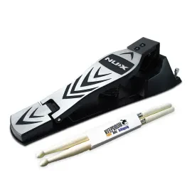 Nux DM210HH Hi-Hat Pedal für E-Drum mit keepdrum Drumsticks 1 Paar
