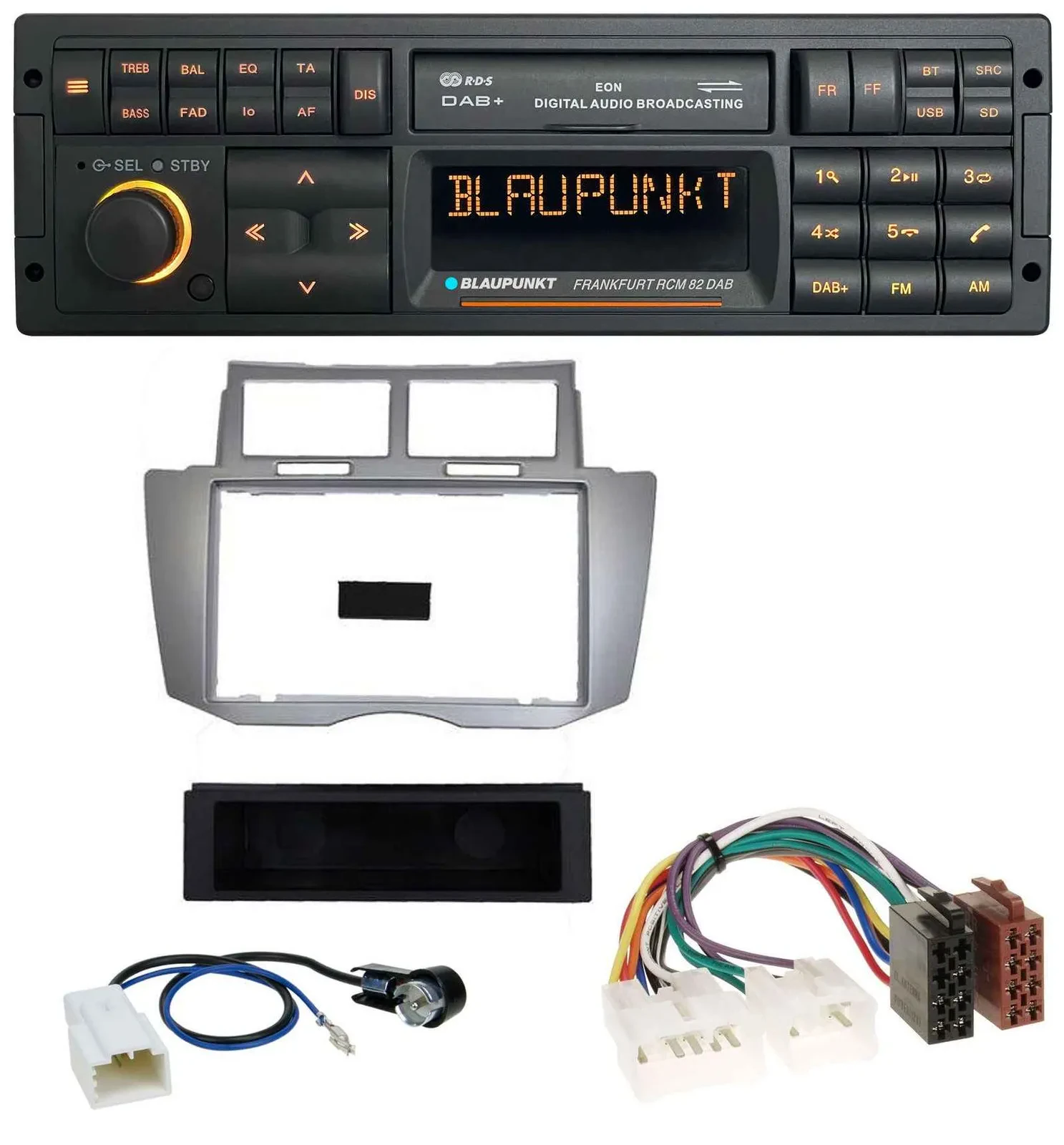 Blaupunkt USB DAB SD MP3 Bluetooth Autoradio für Toyota Yaris (2007-2011)