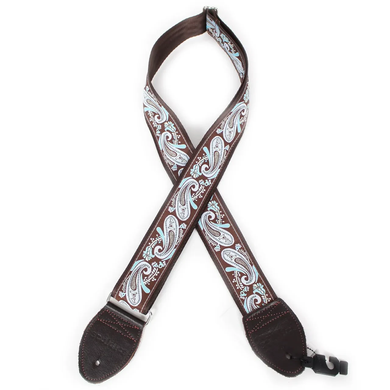 Ремень для гитары Souldier GS0031BR04DB Paisley Pattern Blue Brown