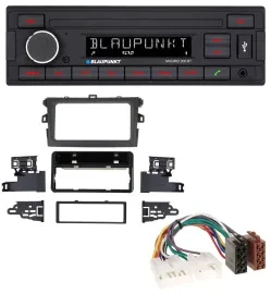 Blaupunkt USB AUX Bluetooth MP3 Autoradio für Toyota Corolla 2009-2012 silber