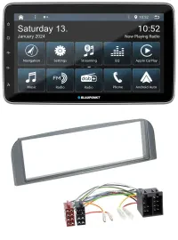 Blaupunkt USB DAB SD MP3 Bluetooth Autoradio für Alfa Romeo 147, GT - anthrazit