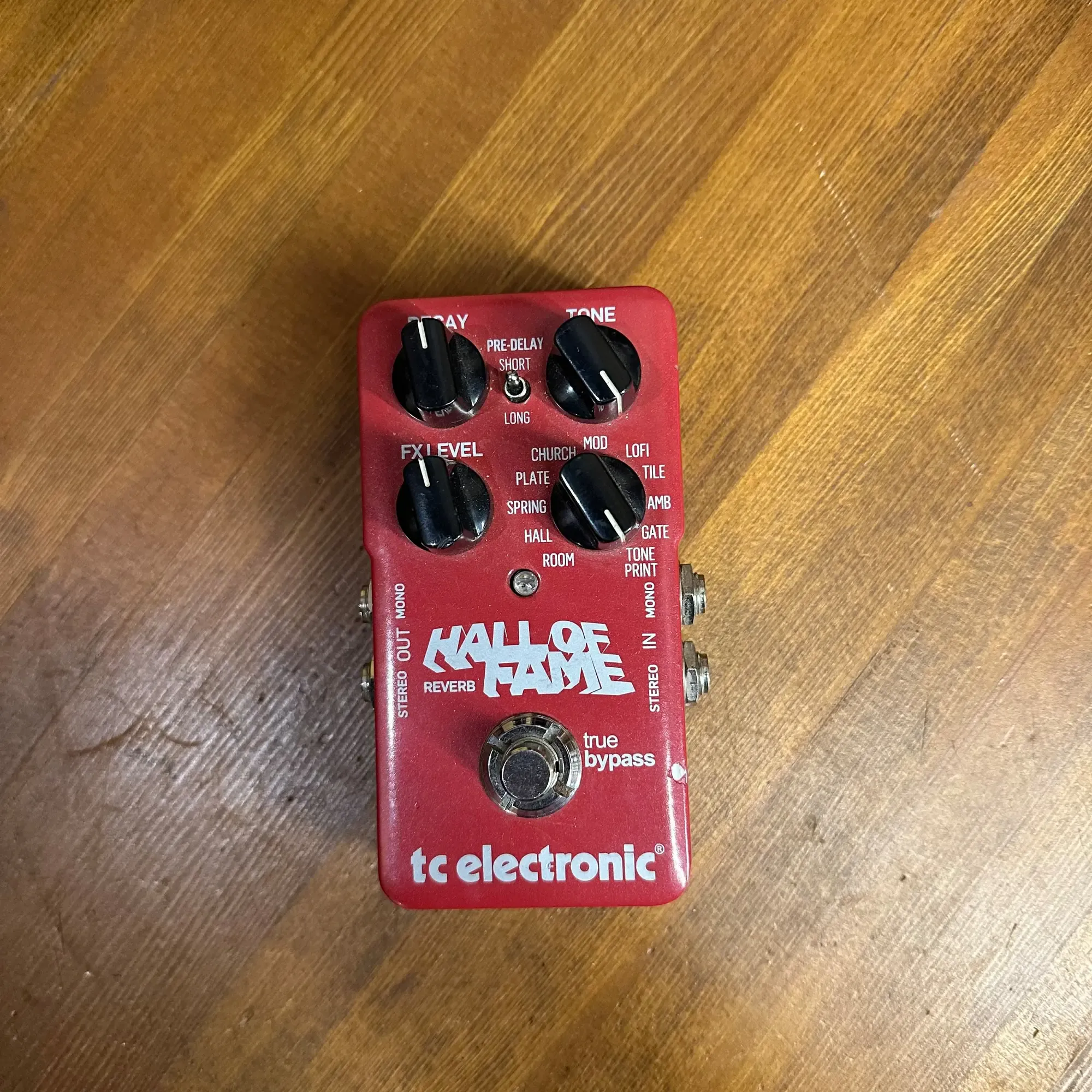 Педаль эффектов для электрогитары TC Electronic Hall of Fame 2 Reverb  Thailand 2010s