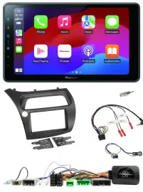 Автомагнитола Pioneer 2DIN Bluetooth USB DAB для Honda Civic 2006–2012