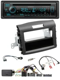 Kenwood Bluetooth DAB CD Lenkrad USB Autoradio für Honda CR-V ab 2013 schwarz