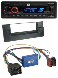 JBL AUX MP3 USB Bluetooth SD Autoradio für BMW 5er E39 X5 E53 Aktivsystem Rundpi