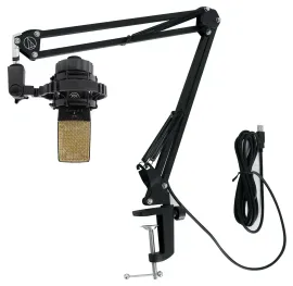 AKG C414 XLII Studio Condenser Microphone Recording Mic+Audio Technica Boom Arm