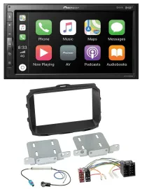 Автомагнитола Pioneer 2DIN USB MP3 DAB Bluetooth для Alfa Romeo Giulietta 2013–2021, ISO